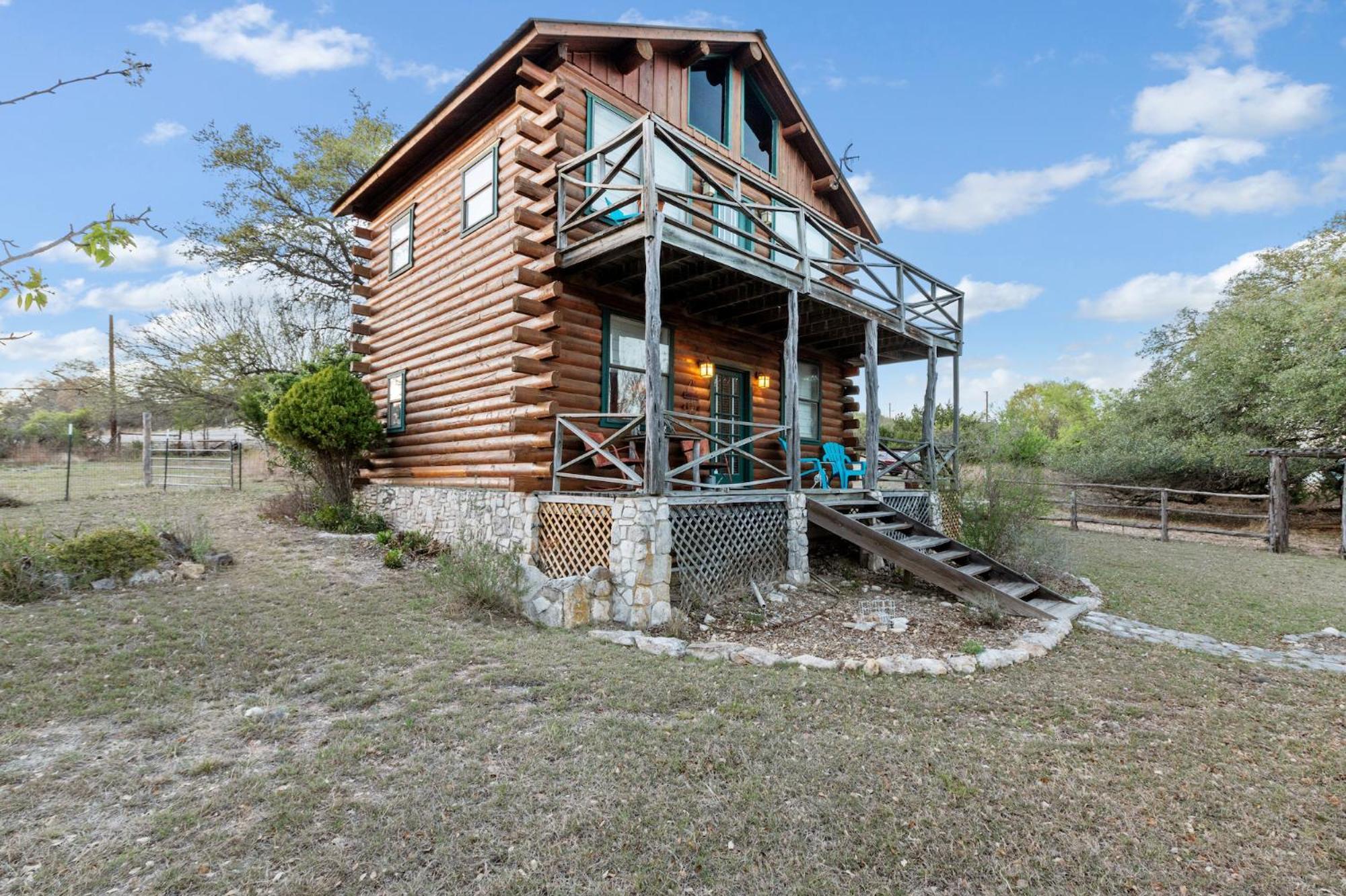 Mighty Oak Log Cabin Фредериксбург Екстериор снимка