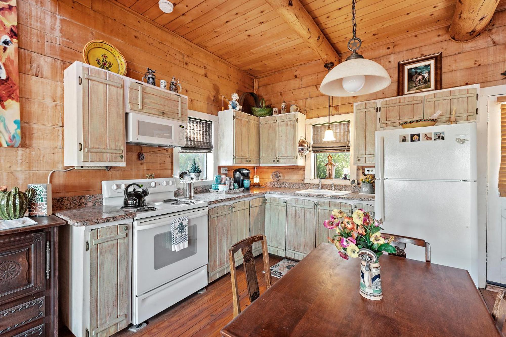 Mighty Oak Log Cabin Фредериксбург Екстериор снимка
