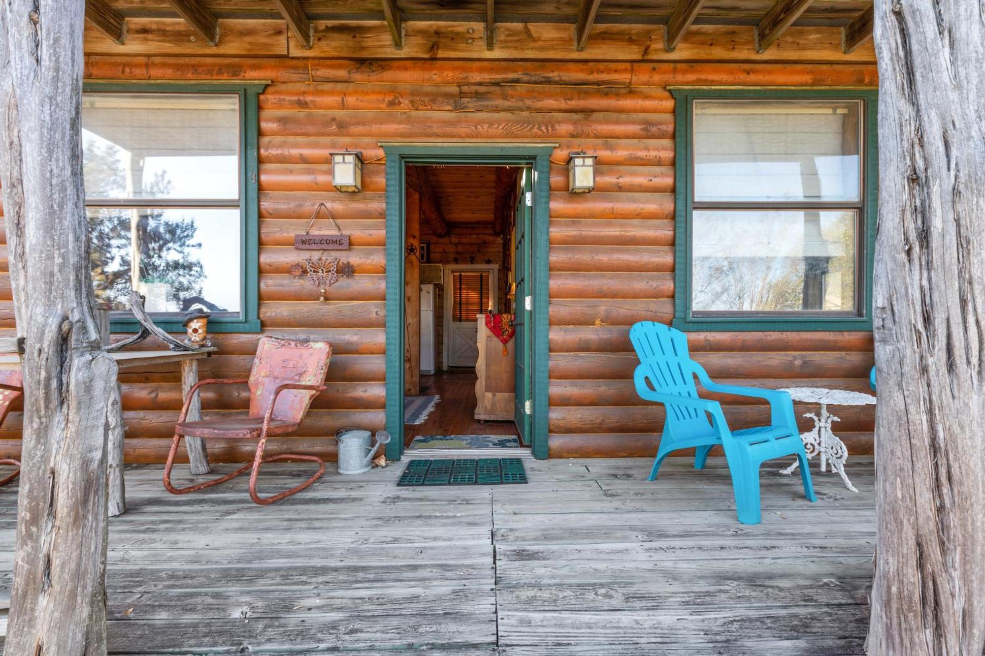 Mighty Oak Log Cabin Фредериксбург Екстериор снимка