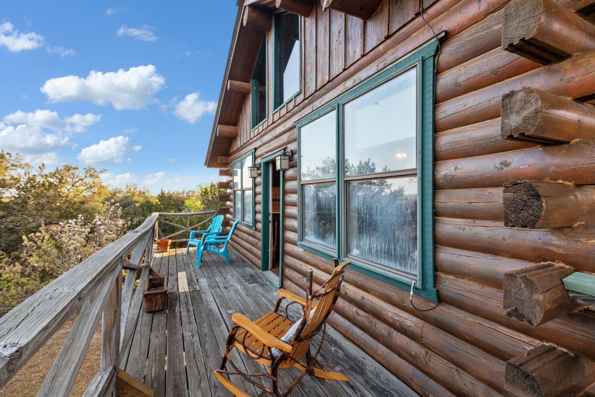 Mighty Oak Log Cabin Фредериксбург Екстериор снимка
